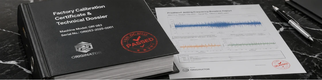 Official factory calibration certificate and unique single unit technical dossier with QC passed stamp. Official factory calibration certificate and unique single unit technical dossier with QC passed stamp.